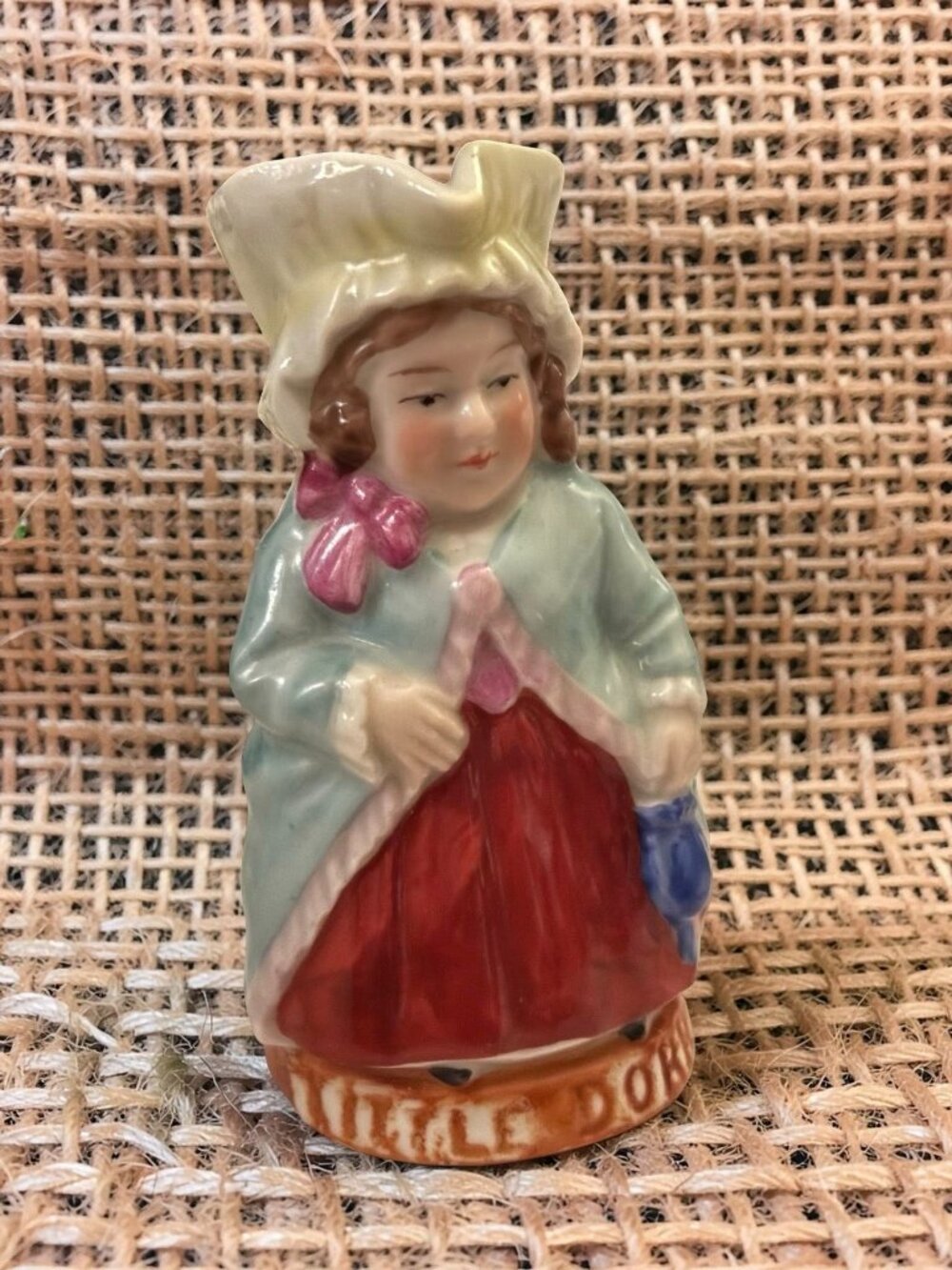 Vintage Little Dorrit Toby Creamer Made in Germany Dickens Figural Porcelain Pit - Picture 2 of 6